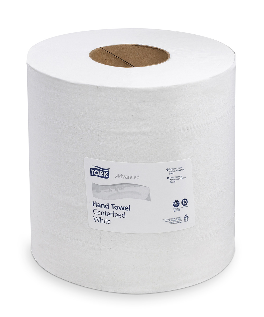 Tork Universal Centerfeed Paper Towels - 2-Ply, 7.6" X 11.75", White, Case Of 6 Rolls (3,180 Towels)