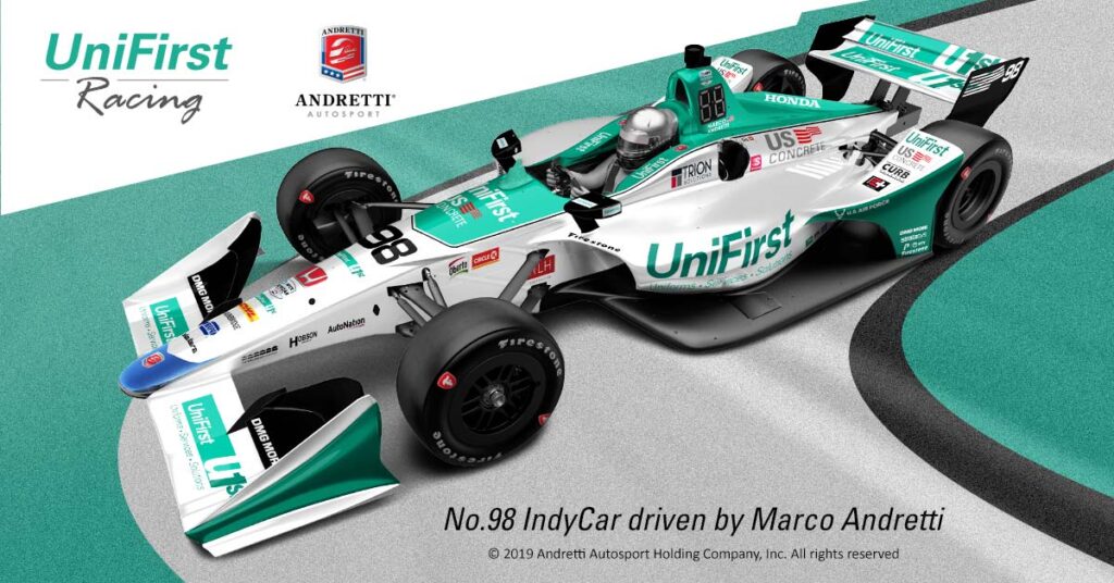 Marco Andretti Drives the Number 98 IndyCar