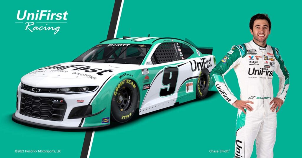Chase Elliott kicks off the 2021 NASCAR season for UniFirst Racing