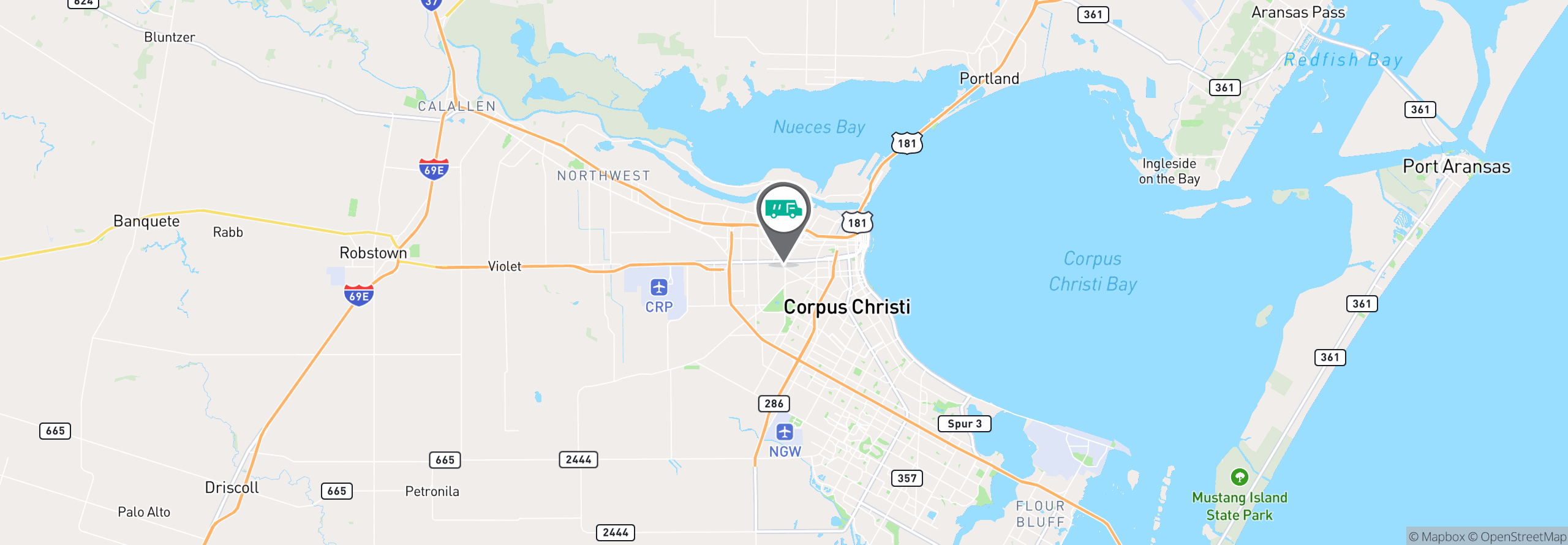 Map Image For corpus christi tx uniforms