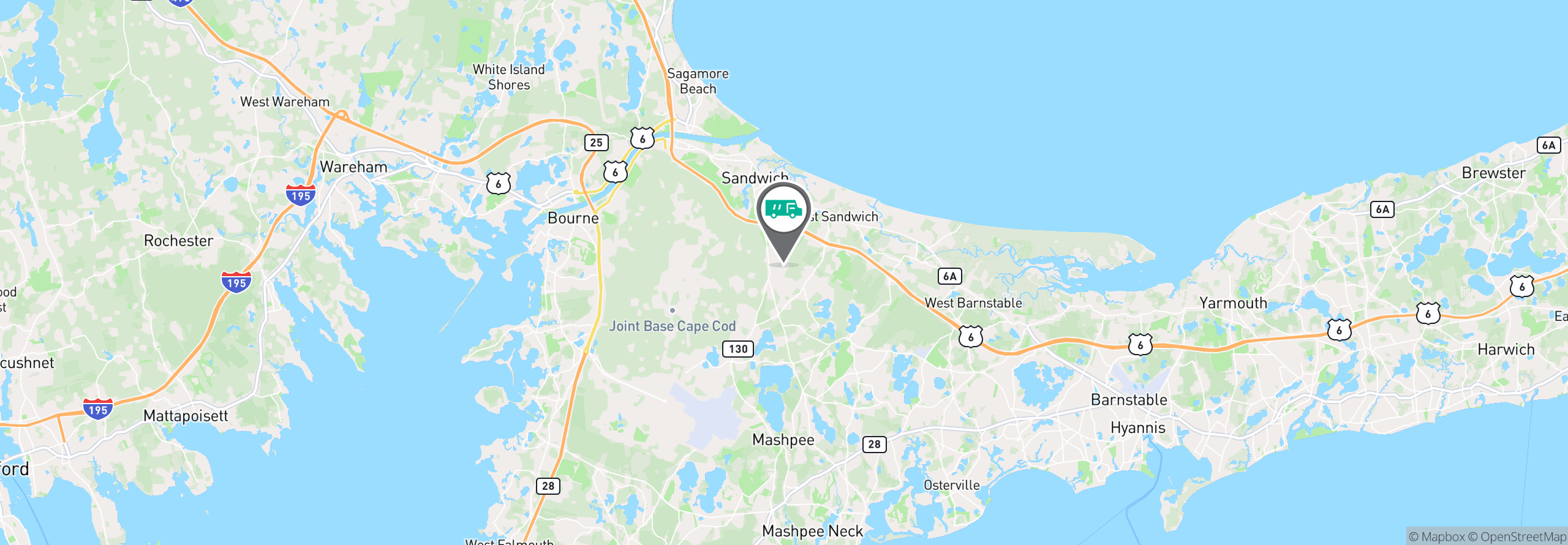 Map Image For hyannis ma facility services