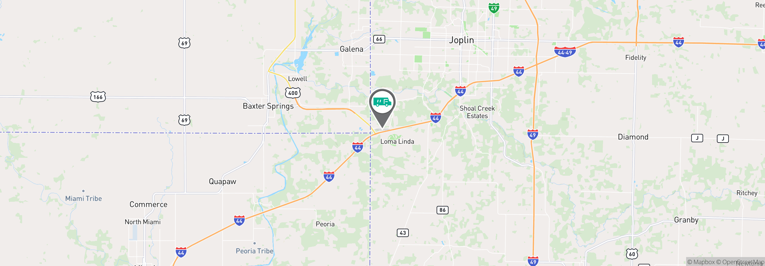 Map Image For joplin mo facility services