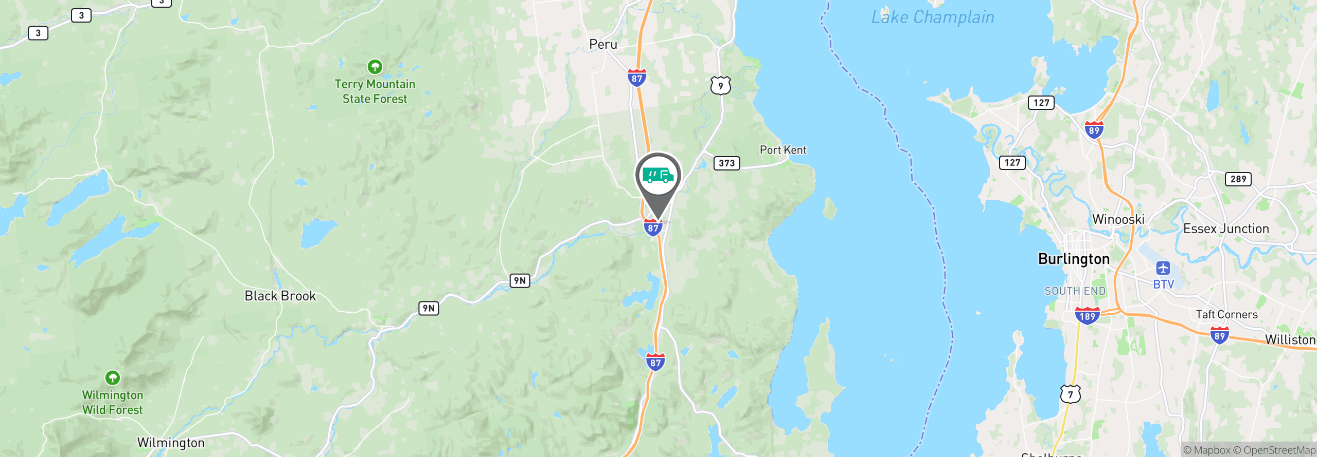 Map Image For keeseville ny facility services