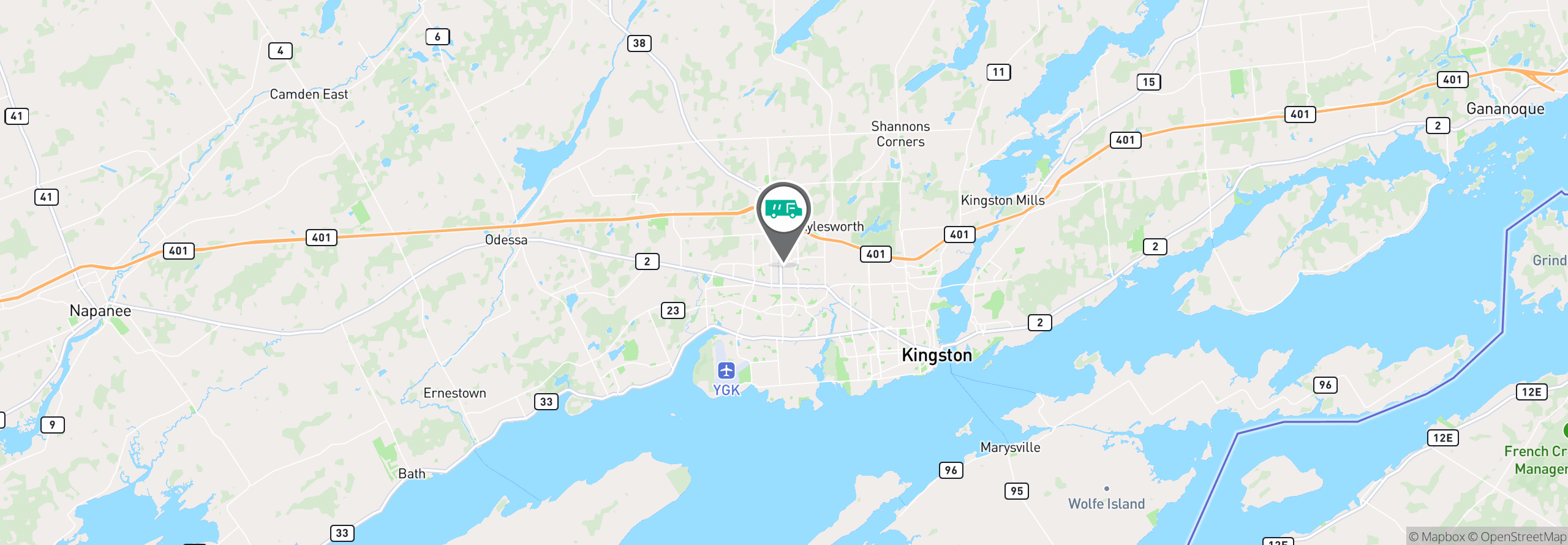 Map Image For kingston on uniforms