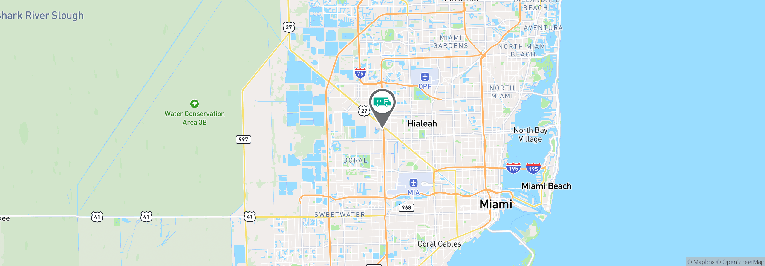 Map Image For miami fl facility services