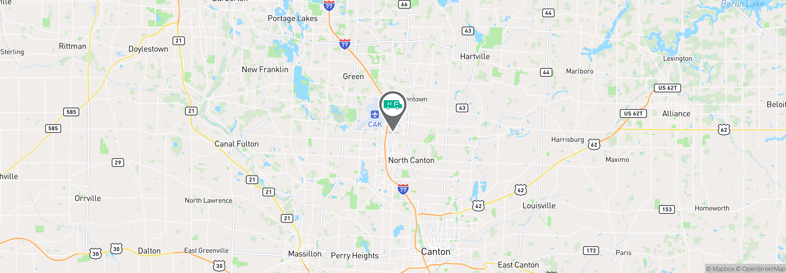 Map Image For north canton oh uniforms