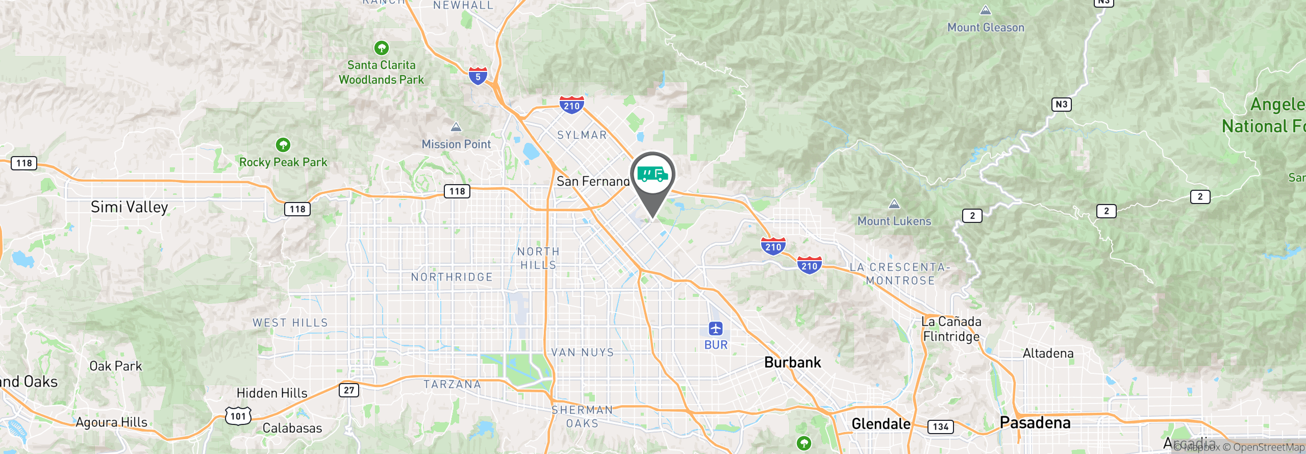 Map Image For north la ca uniforms