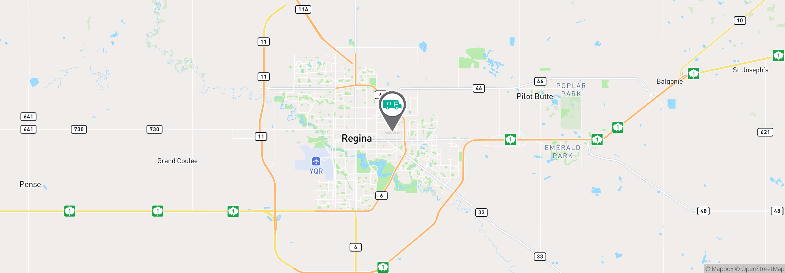 Map Image For regina sk uniforms