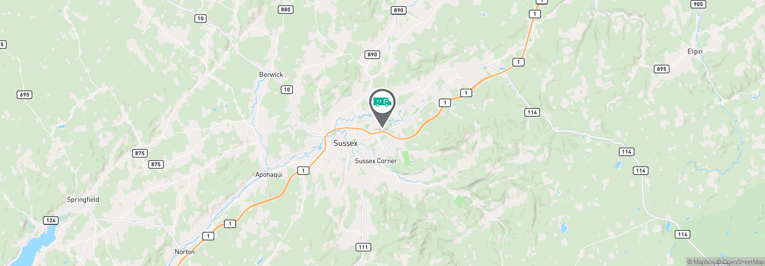Map Image For saint john nb uniforms
