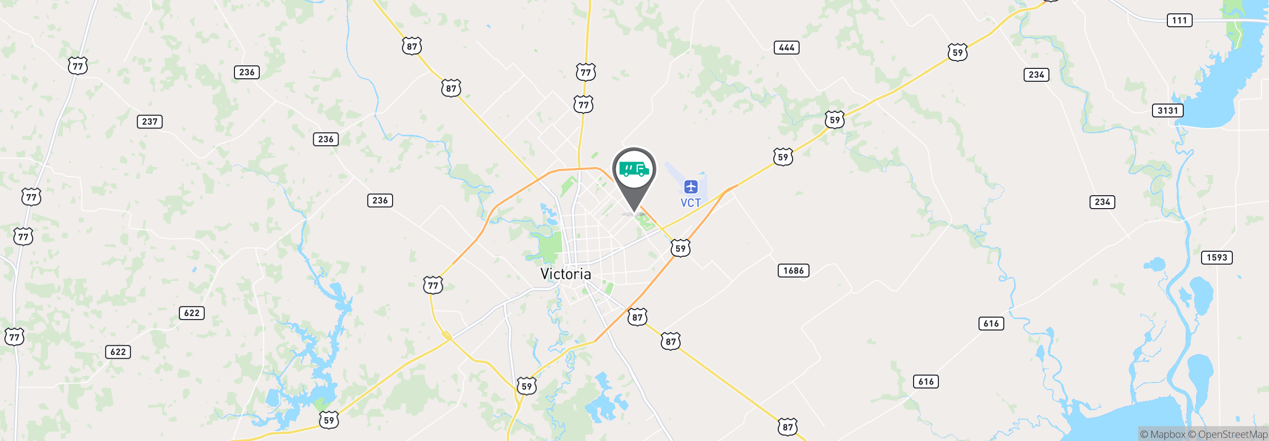 Map Image For victoria tx facility services